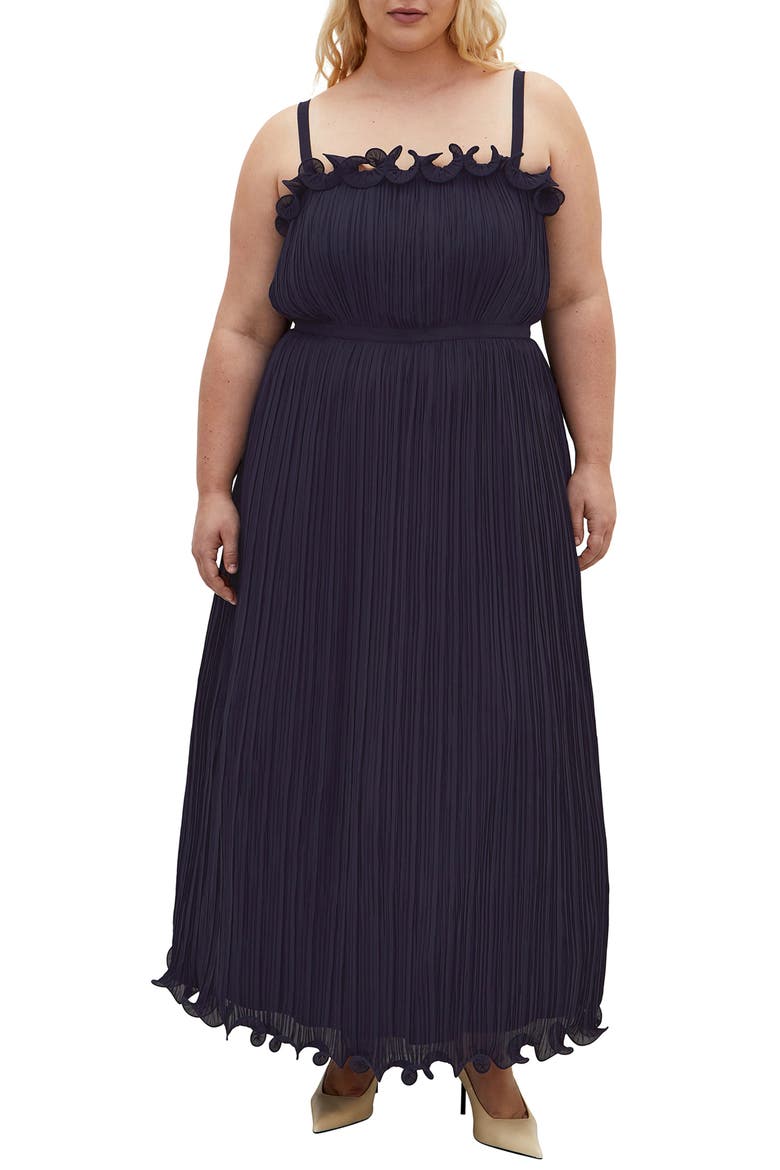 Opulent Maxi Dress, Main, color, MIDNIGHT