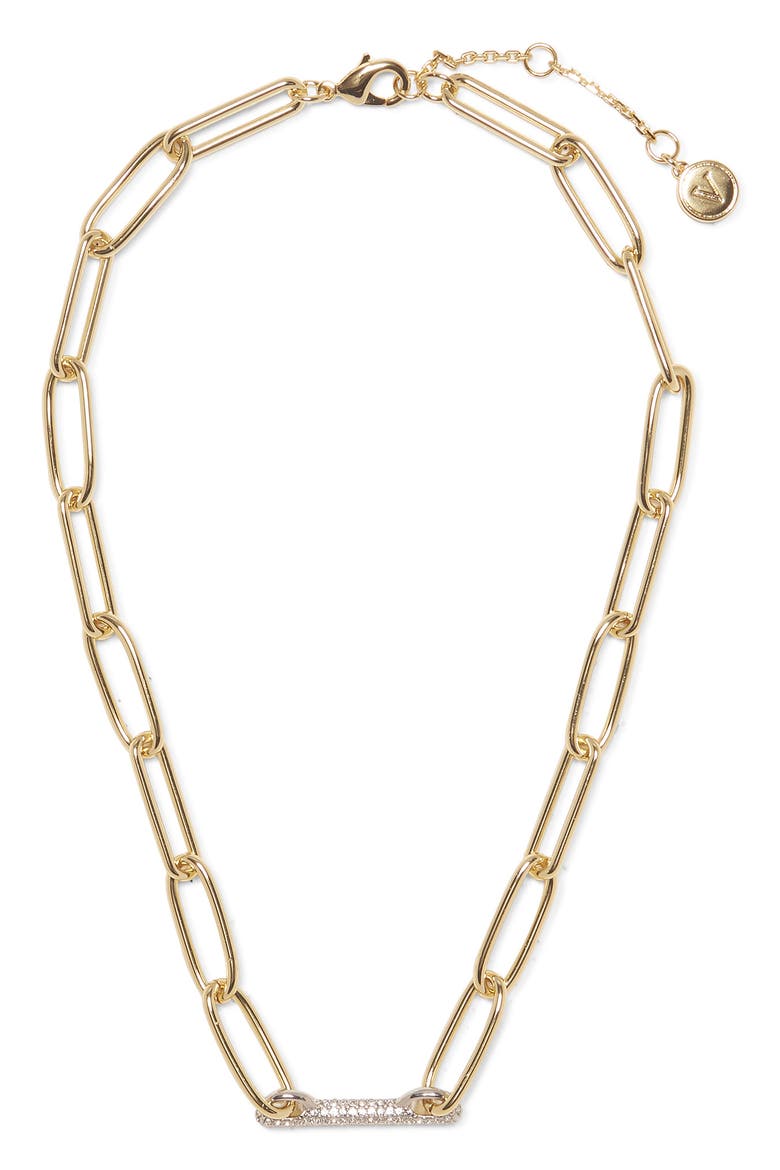 Link Necklace, Main, color, GOLD
