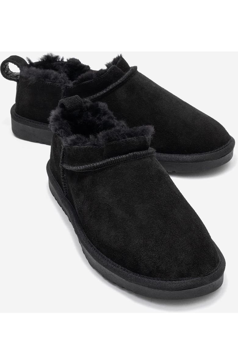 Forever & Always Shoes Yukon Leather Ankle Boot, Alternate, color, Black Suede Leather