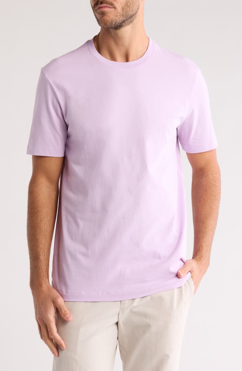 BOSS Thompson Solid Cotton T-Shirt, Main, color, 