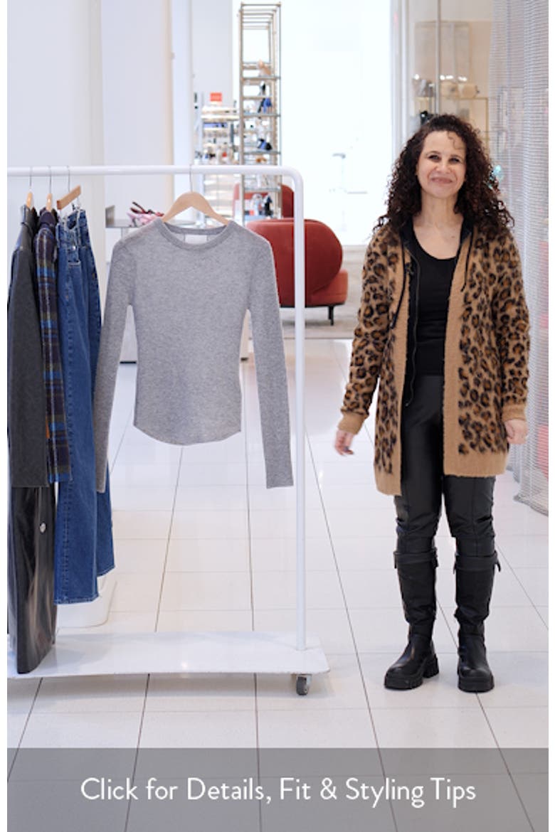 Alessia Wool & Cashmere Blend Rib Top video