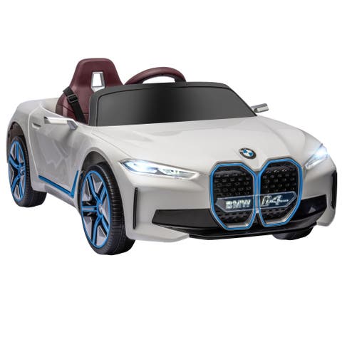 12V Licensed BMW Kids Electric Car with 2.4G Remote Control Suspension System Horn Music Lights