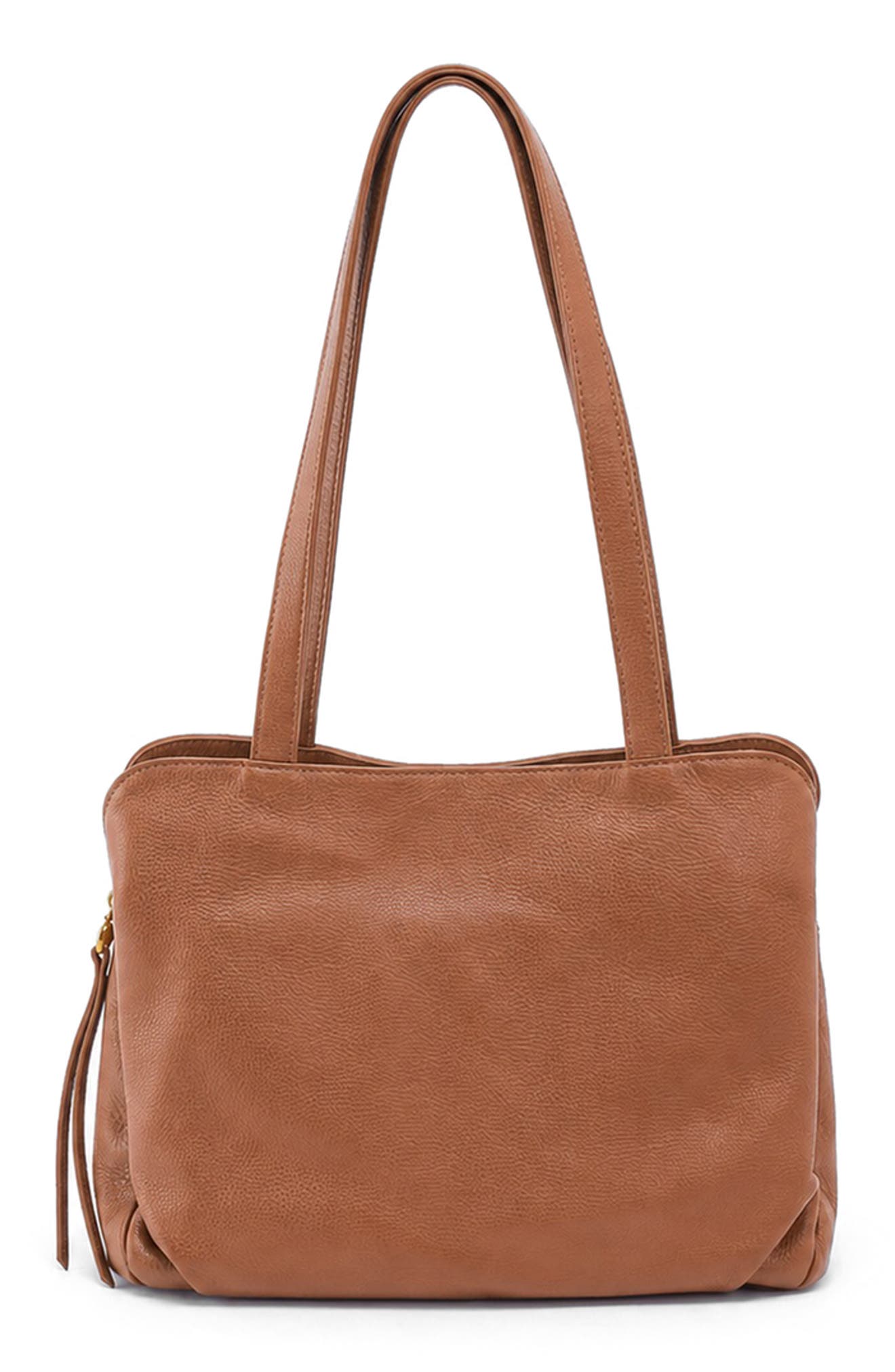 Starr Leather Tote, Main, color, TIMBER BROWN