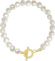 DLORIA Sophisticated Baroque Freshwater Pearl Bracelet
