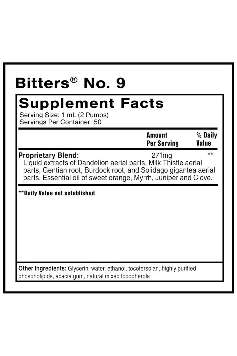 Bitters No 9 Fast Acting Liposomal Digestive Support Supplement, Alternate, color, None
