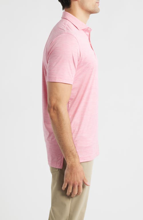 Johnnie-o Huron Prep-formance Polo In Pink