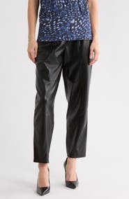 BOSS Faux Leather Joggers