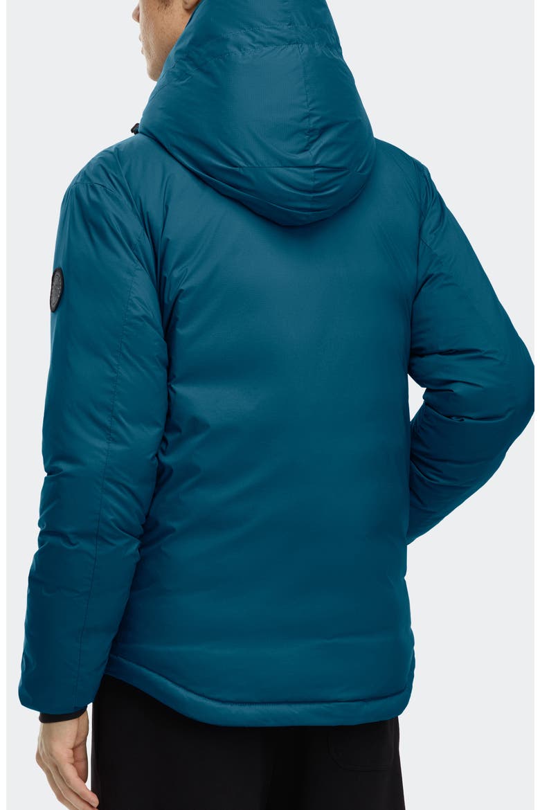 Lodge Packable Down Hooded Jacket, Alternate, color, GUARD BLUE - BLEU GARDE