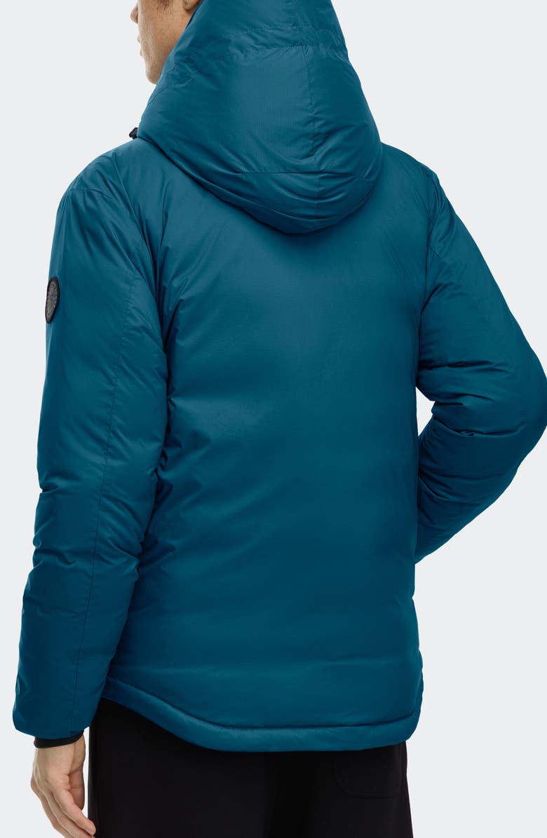 Canada Goose Lodge Packable Down Hooded Jacket, Alternate, color, Guard Blue - Bleu Garde