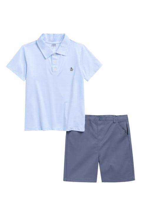 Kids' Print Polo & Shorts Set (Toddler & Little Kid)