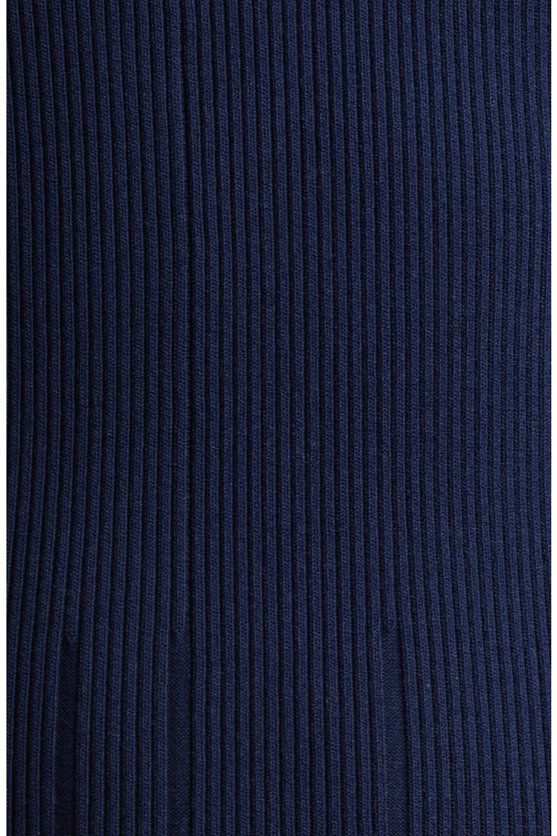 Austen Long Sleeve Rib Sweater Dress, Alternate, color, NAVY