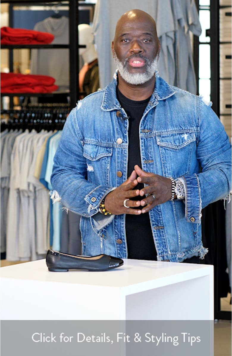 Clara Cap Toe Flat, sales video thumbnail