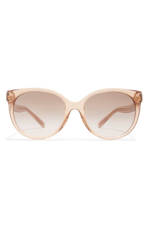 55mm Gradient Round Sunglasses
