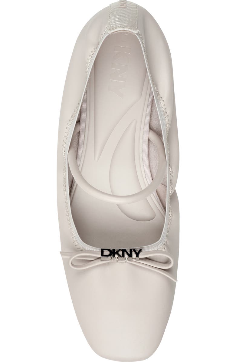 DKNY Dale Mary Jane Ballet Flat, Alternate, color, Soft White