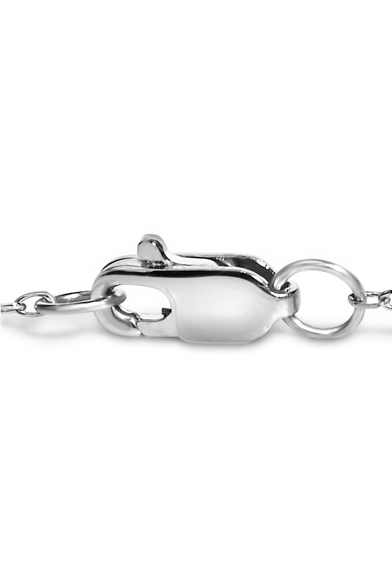14K Gold 1/2 Cttw Bezel Set Lab Grown Diamond Station Bracelet, Alternate, color, White