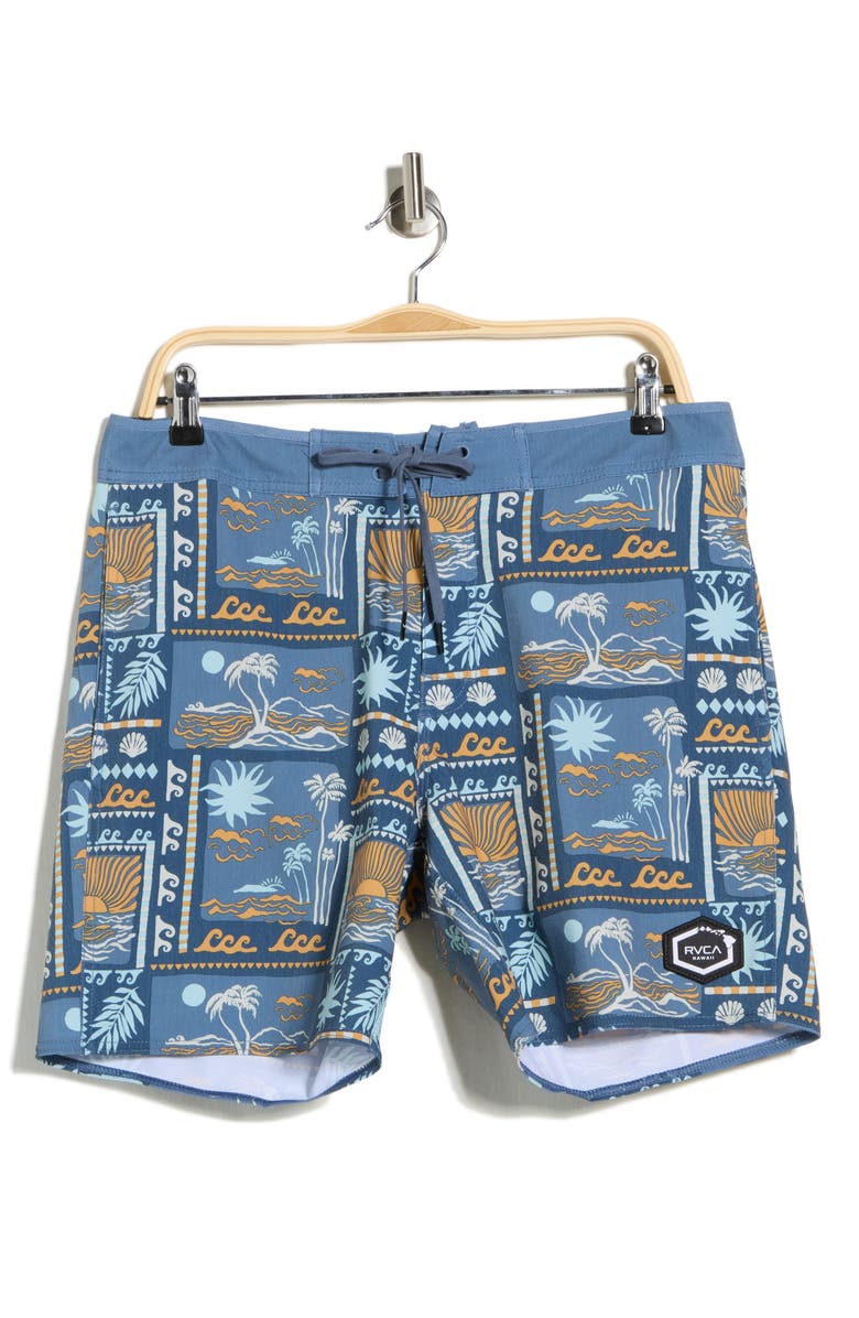 RVCA Hawaii Sunset Swim Trunks, Main, color,