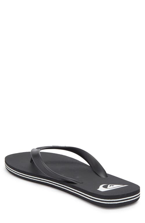 Quiksilver Molokai Core Flip Flop Sandal In Black