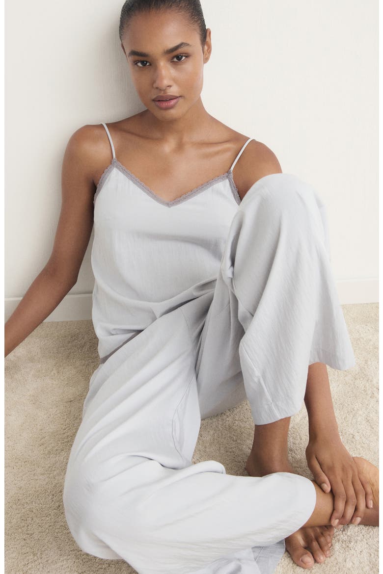 Pajama Pants, Alternate, color, LIGHT/ PASTEL GREY