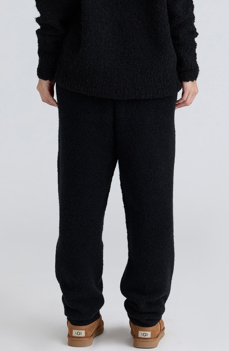 HOUSE OF CB Geena Bouclè Knit Pants, Alternate, color, Black