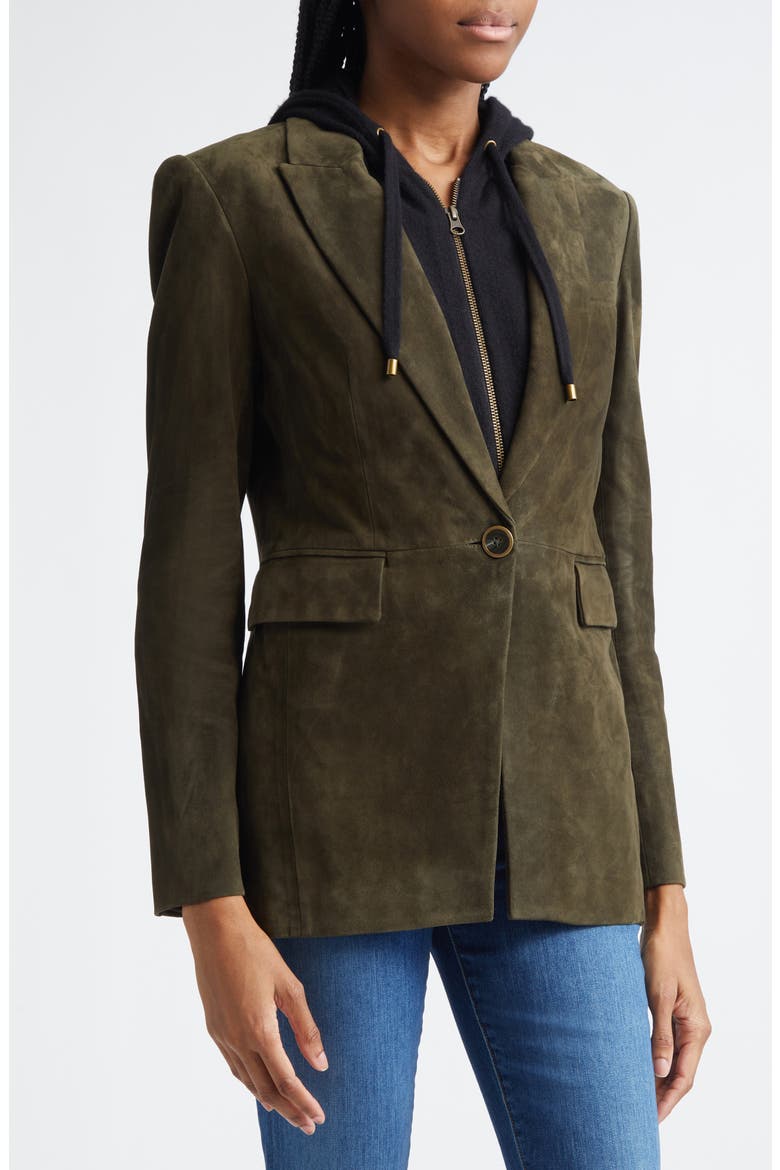 Duane Suede Dickey Jacket, Alternate, color, CYPRESS
