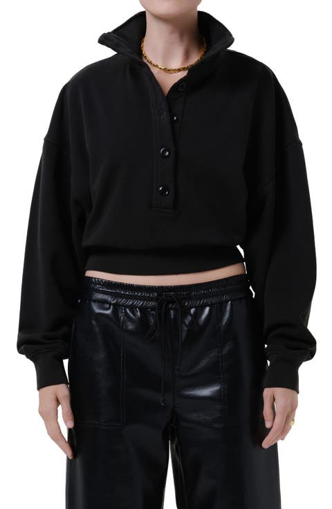 Mirelle Oversize Henley Sweatshirt