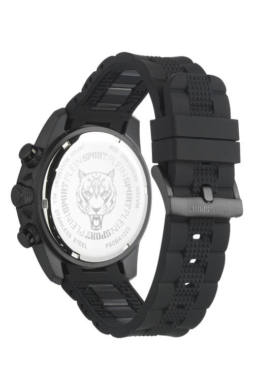 Philipp Plein Sport Hurricane Silicone Strap Watch, 44mm