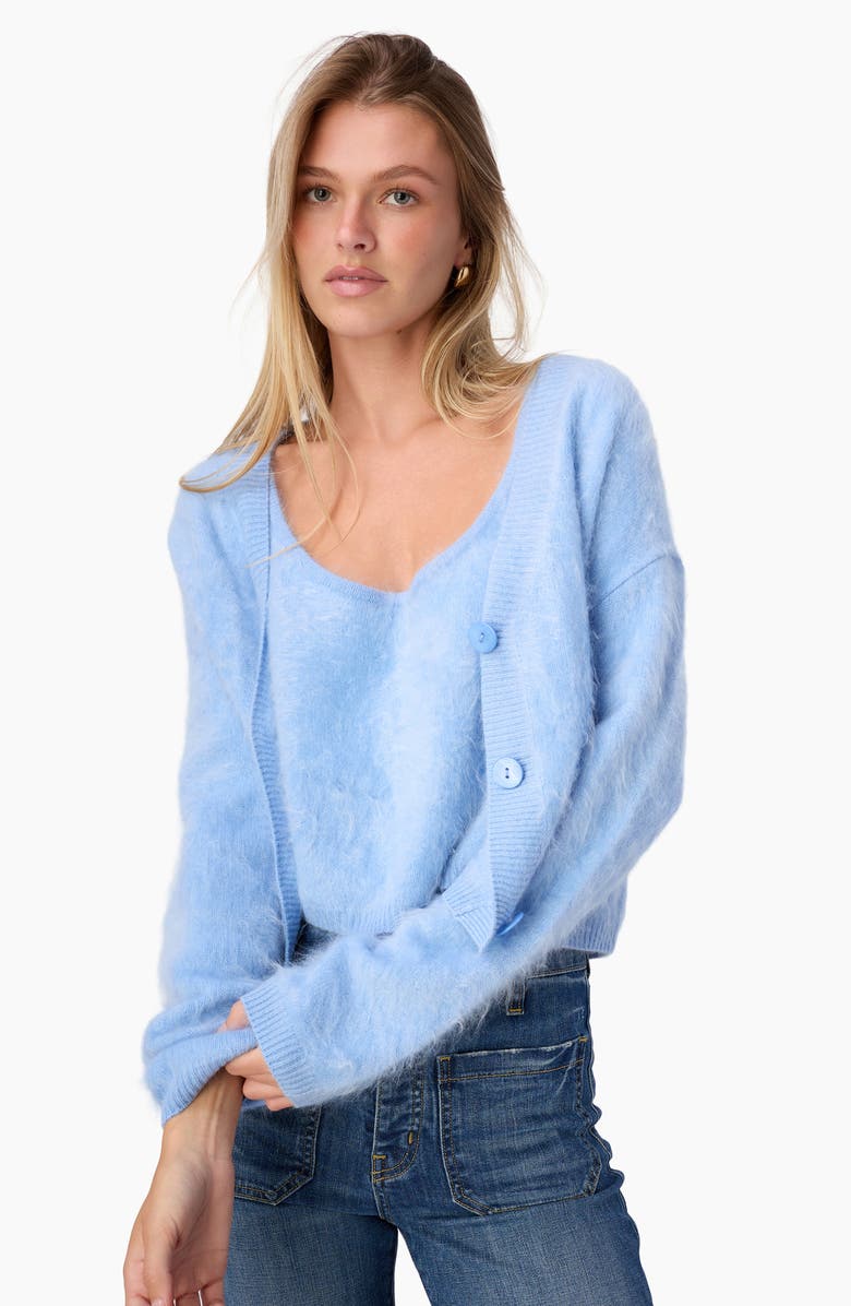 CAMI NYC Ami Cashmere Tank, Alternate, color, Cerulean