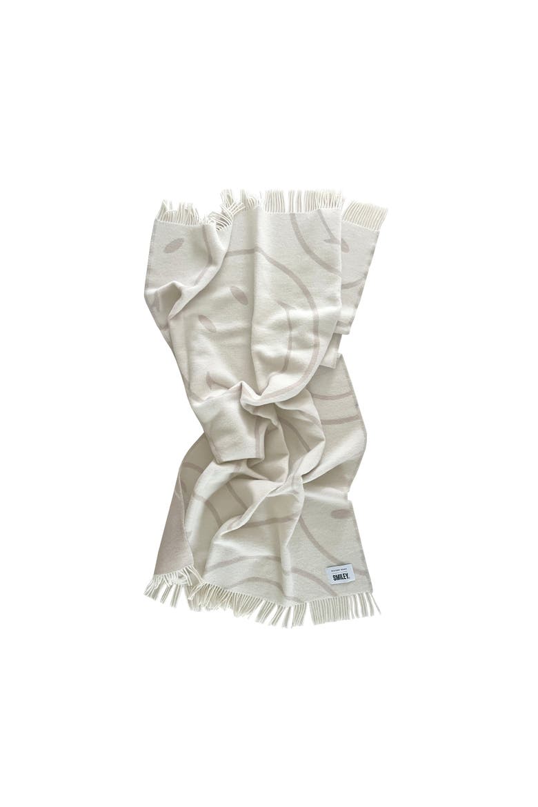 Smiley Blanket, Alternate, color, Open White