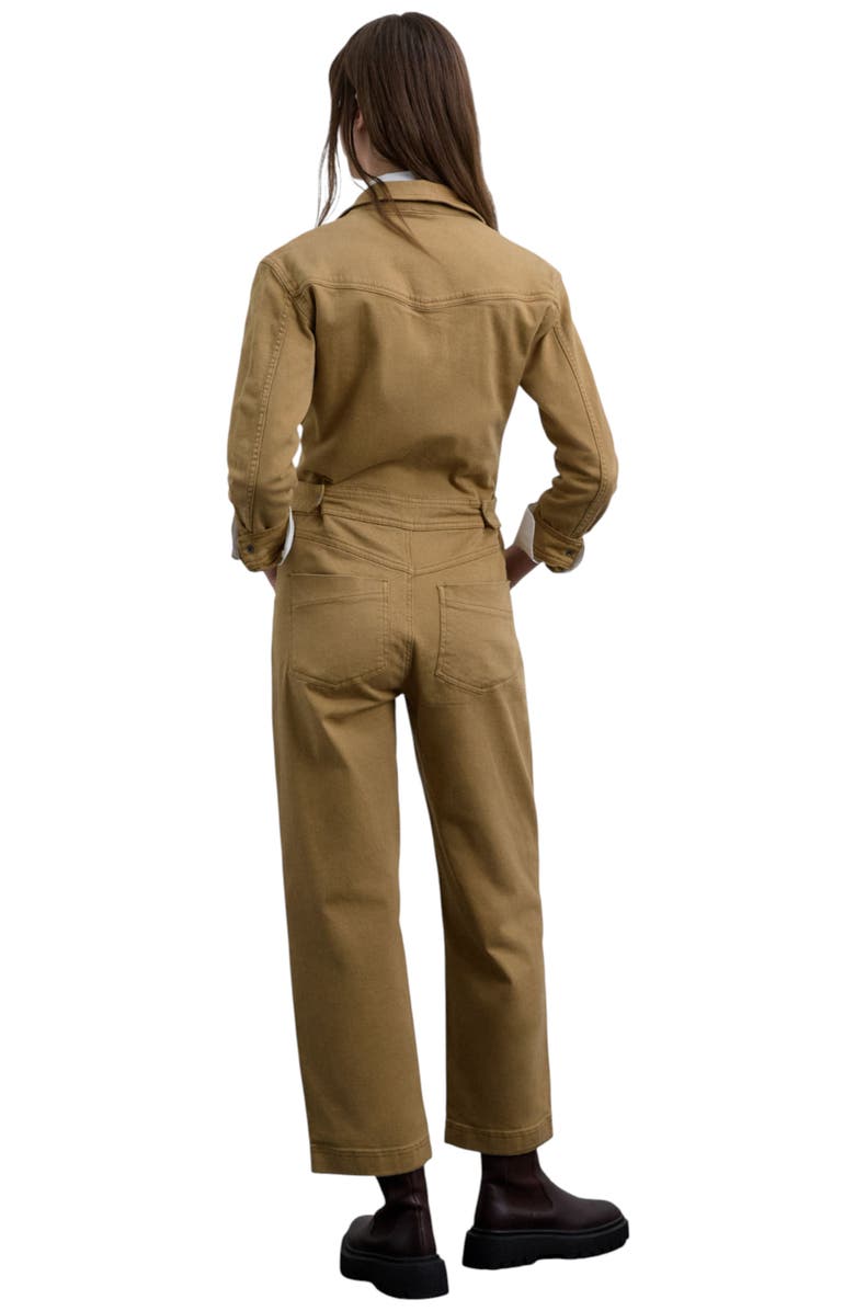 Scalpers Jumpsuit With Front Zipper, Alternate, color, Mustard