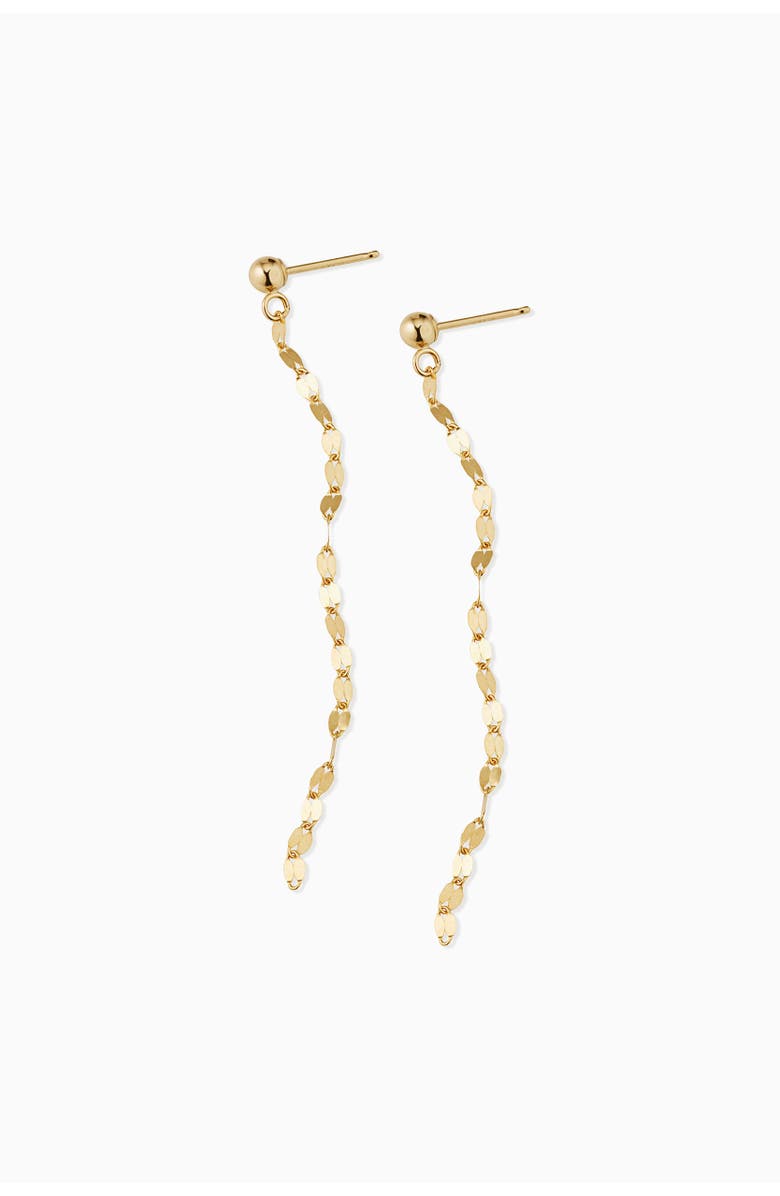 Oradina 14K Gold Cabaret Chain Duster Earrings, Alternate, color, 