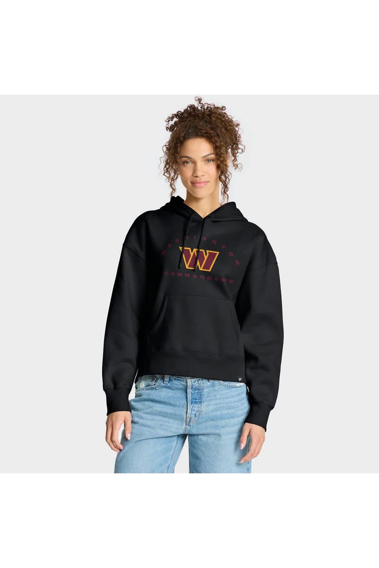 Women's Fanatics Black Washington Commanders Eligible Receiver Legacy Pullover Hoodie, Main, color, Black