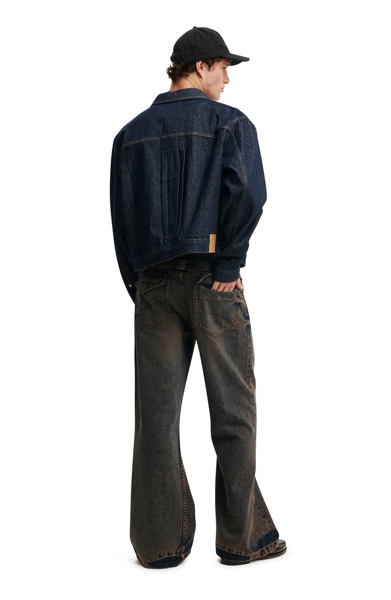 Cotton On Men's Baggy Bootcut Jean, Alternate, color, Mocha