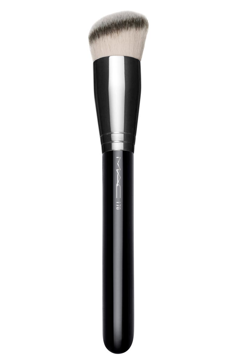 MAC Cosmetics 170 Synthetic Rounded Slant Makeup Brush, Main, color, 