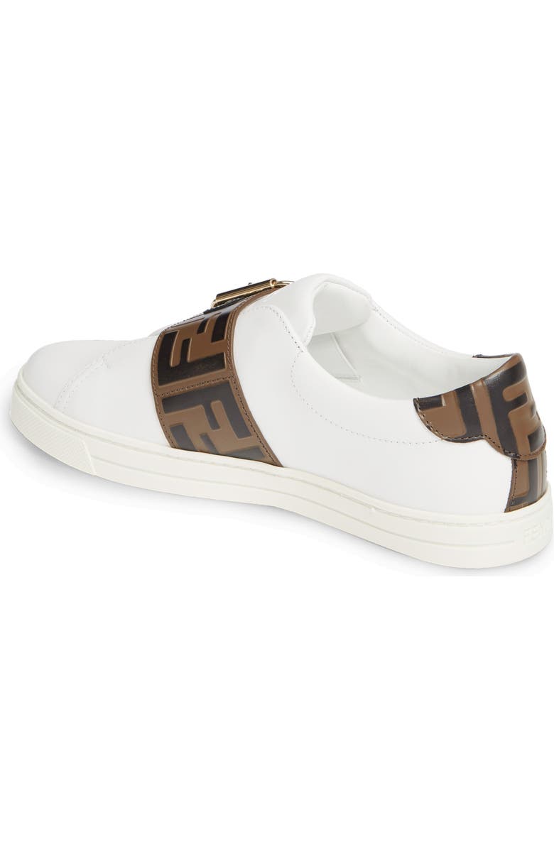 Fendi Pearland Logo Slip-On Sneaker, Alternate, color,