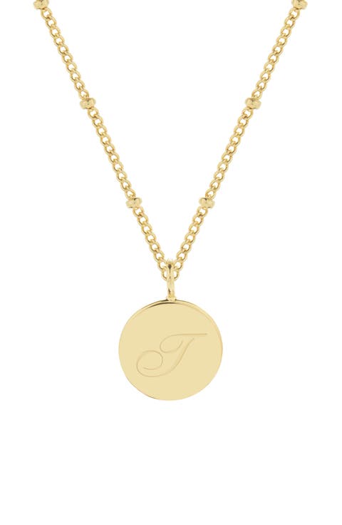 Lizzie Initial Pendant Necklace
