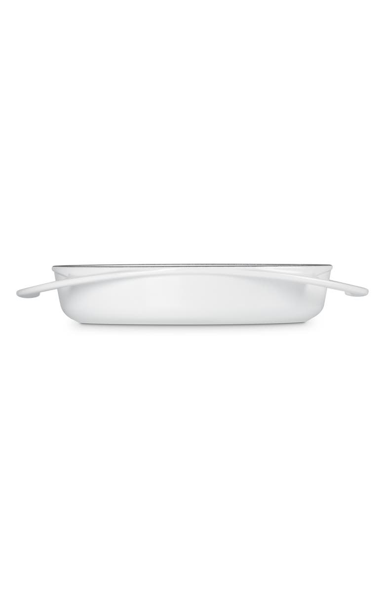 Le Creuset Heritage 2 Quart Tarte Tatin Dish, Alternate, color, White
