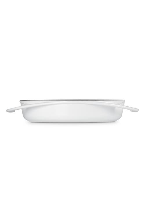 Le Creuset Enameled Cast Iron Traditional Round 2.2-qt. Tatin Dish In White