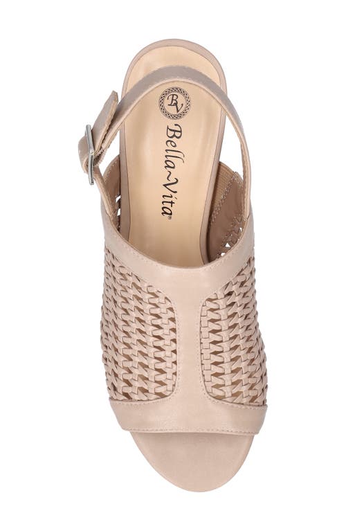 Bella Vita Adley Slingback Sandal In Taupe