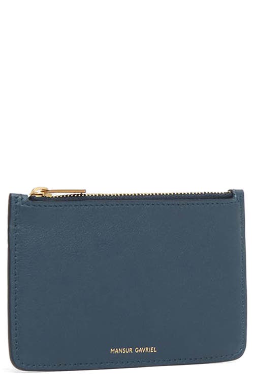 Mansur Gavriel Leather Zip Card Holder