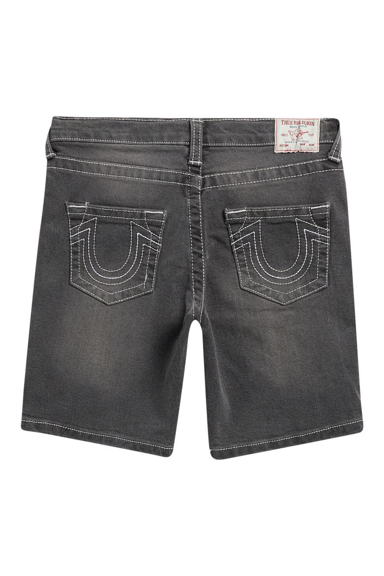 Kids' Denim Shorts, Alternate, color, GREY