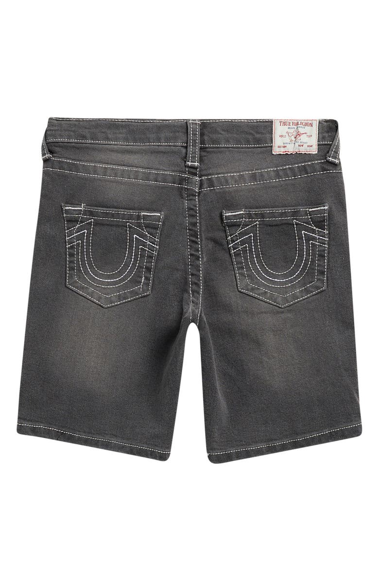 True Religion Kids' Denim Shorts, Alternate, color, Grey