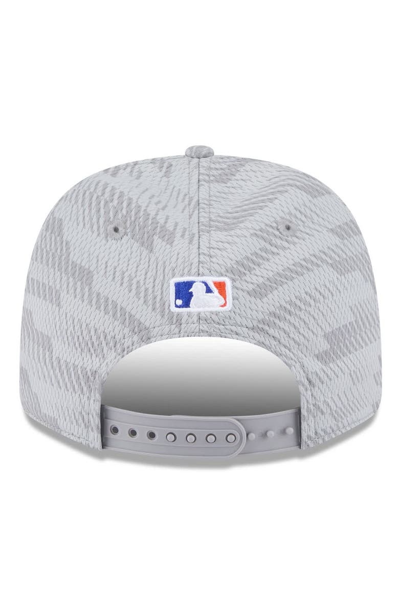 New Era Men's New Era Gray New York Mets 2025 MLB Clubhouse 9SEVENTY Stretch-Snap Hat, Alternate, color, 