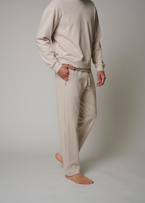 Leisure Lab Cotton Lounge Pant In Quartz