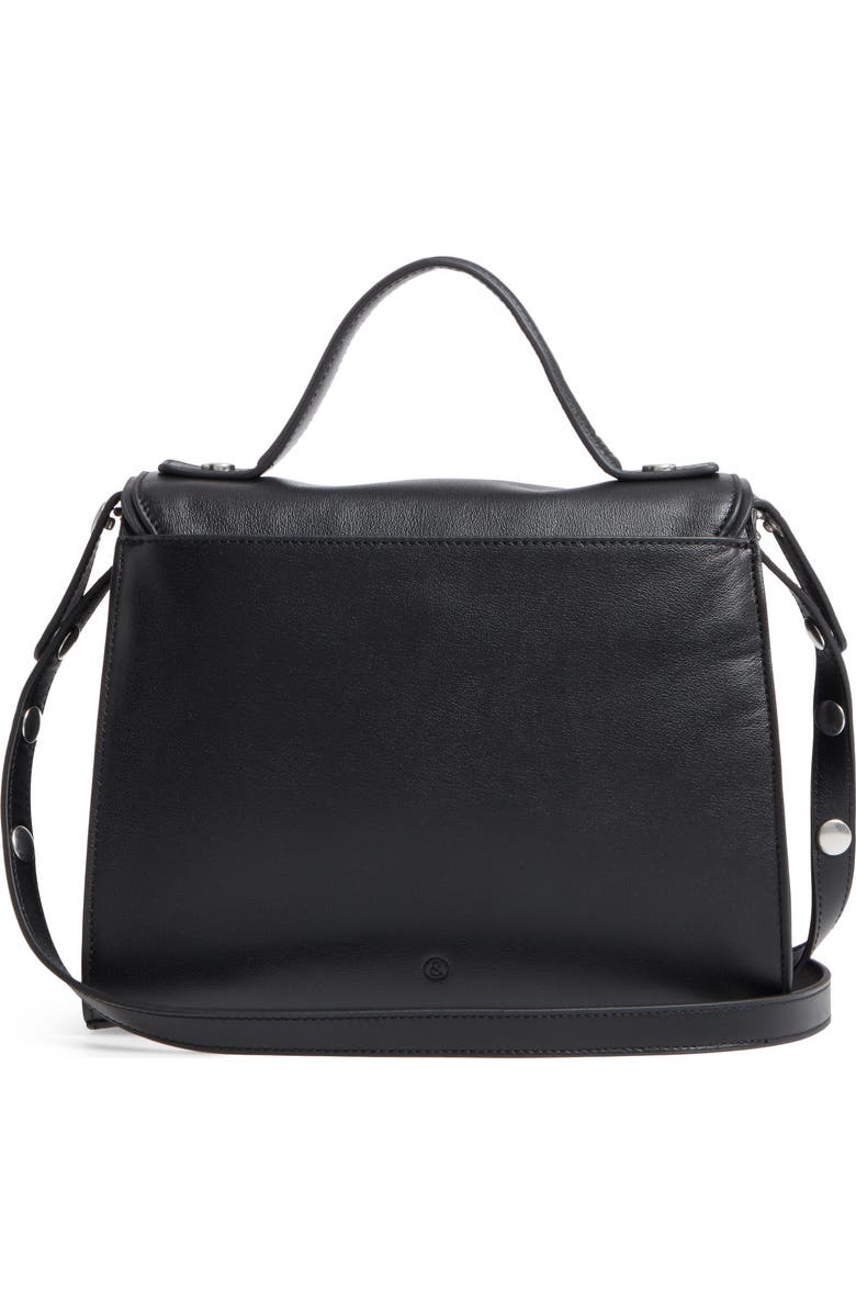 Treasure & Bond Treasure&Bond Top Handle Suede & Leather Satchel, Alternate, color,