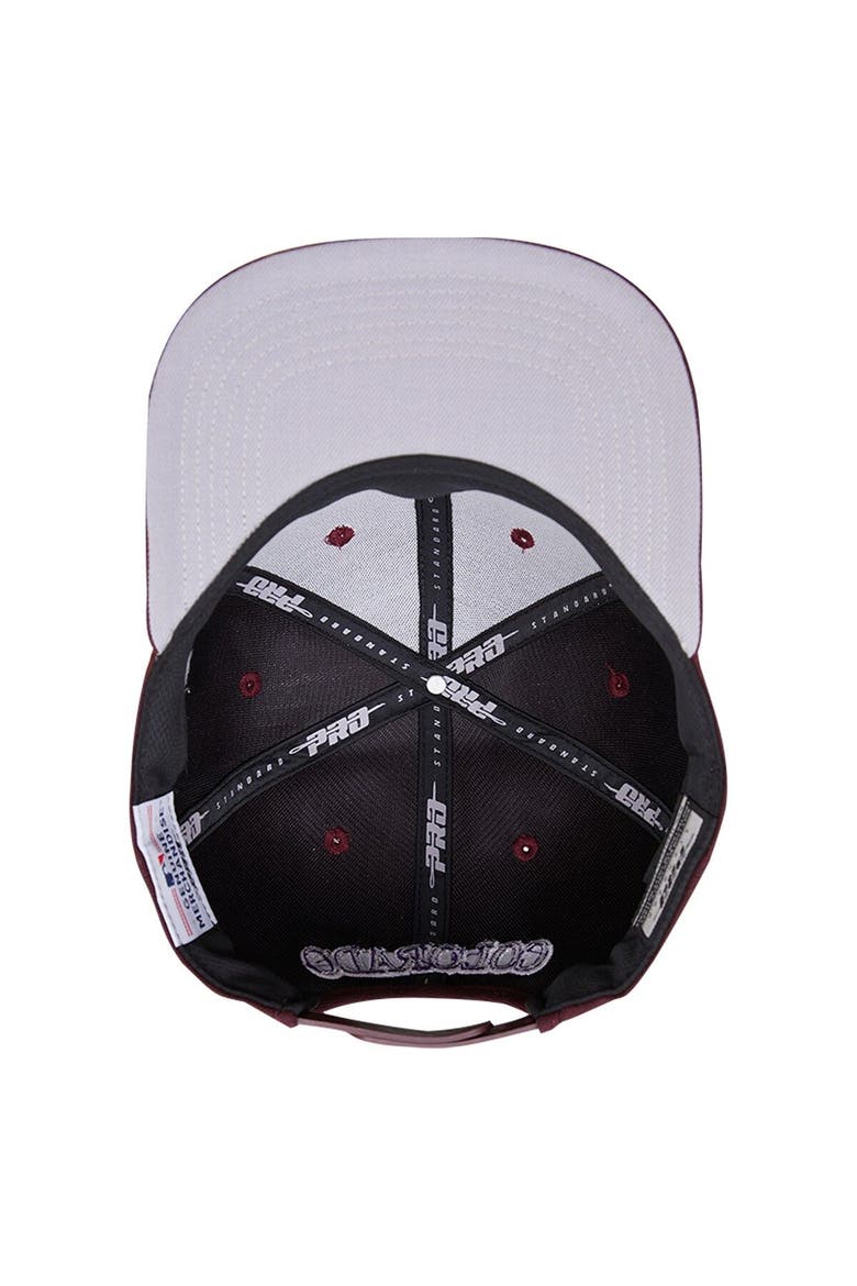 Men's Pro Standard Burgundy Colorado Rockies Wine Snapback Hat, Alternate, color, Burgundy