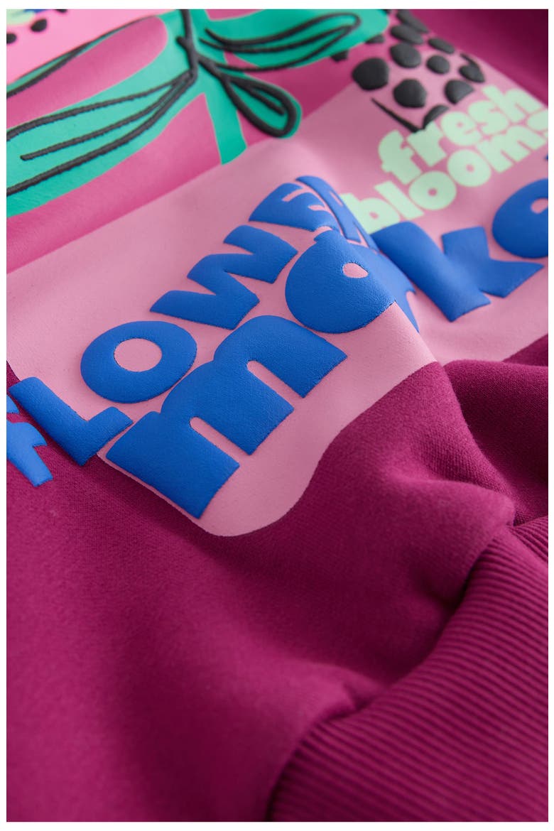 Kids' Flower Market 2-Piece Sweatshirt & Leggings Set, Alternate, color, PINK