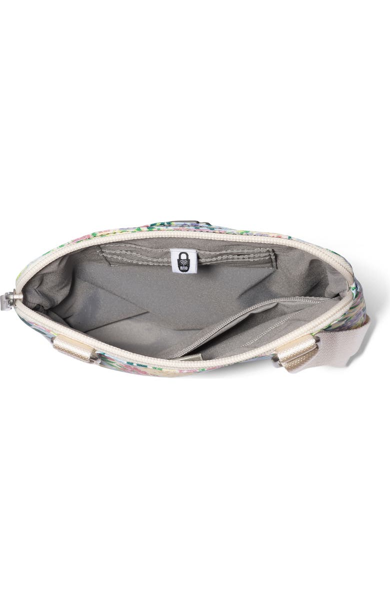 BAGGALLINI Coastal Flip Lock Mini Crossbody, Alternate, color, Meadow Print