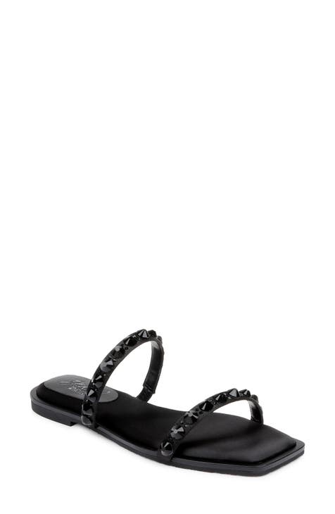 Badgley mischka flat sandals shops