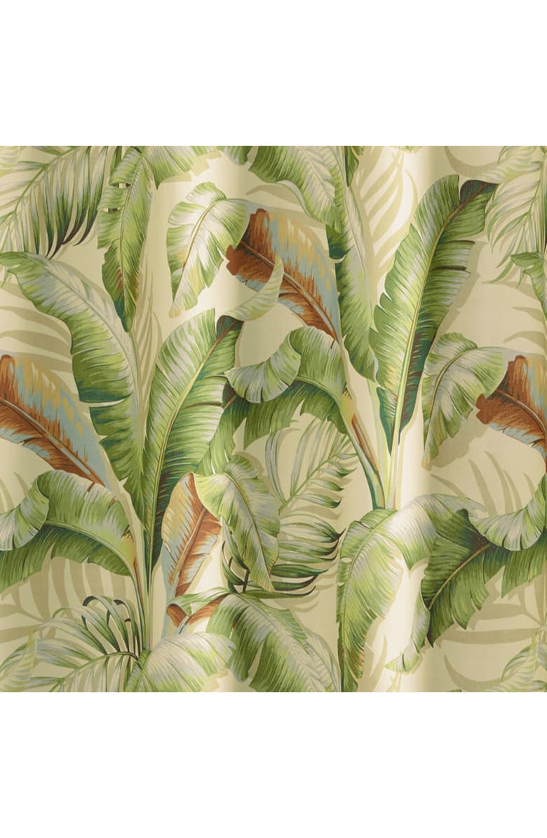 Tommy Bahama Palmiers Shower Curtain, Alternate, color, Open Medium Green