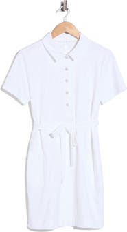 Tommy Bahama Aubrey Leaves Jacquard Polo Shirtdress